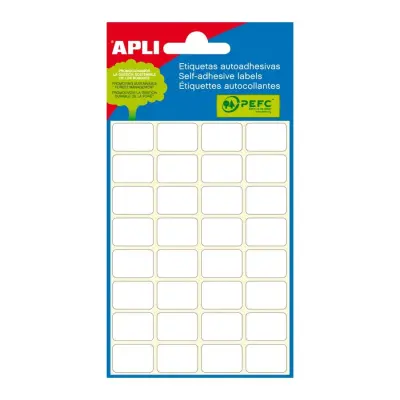 APLI Mini nalepke 13 x 50 mm za ročno pisanje, 60 kos