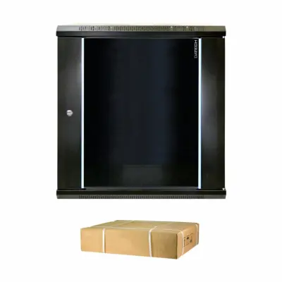 Kabinet zidni 12U 635 600x450 črn Datech (DP.6412.9001)
