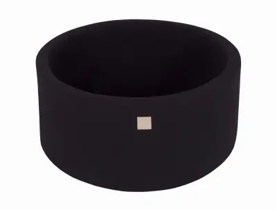 MeowBaby® Bazen brez žog, 90x40 cm, bombaž, črna