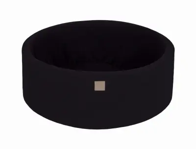 MeowBaby® Bazen brez žog, 90x30 cm, bombaž, črna