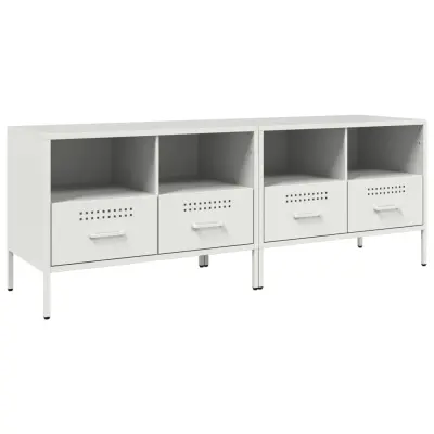 vidaXL TV omarica 2 kosa bela 68x39x50,5 cm jeklo