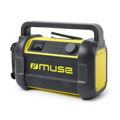 Muse, IPX6 Vodoodporen 20W prenosni zvo?nik Bluetooth, ?rna / Rumena