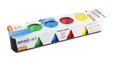 Barvice tempera spree 1/6 set po 25ml 56500