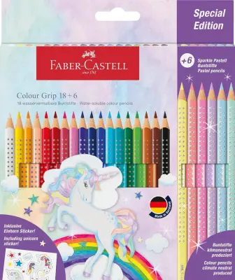 Barvice faber-castell unicorn 18+6
