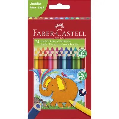Barvice faber-castell trikotne jumbo 1/24