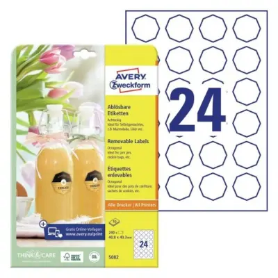 Etikete zweckform 5082 osemkotne