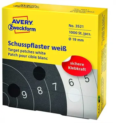 Etikete zweckform 3521 okrogle premer 19mm bele
