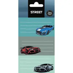 Etikete šolske za zvezke cars 1/9