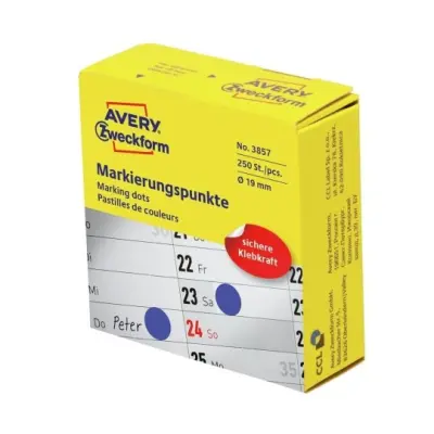 Etikete zweckform 3857 fi19mm modra