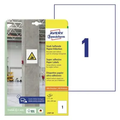 Etikete zweckform l7877-20