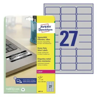 Etikete zweckform l6011 63,5 x 29,6 1/8