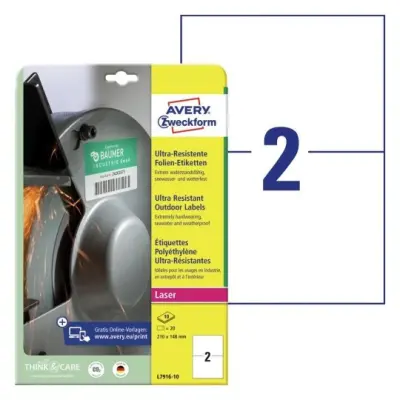 Etikete zweckform l7916-10 210x148mm