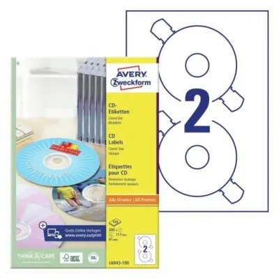 Etikete zweckform l6043 fi 117mm 1/100