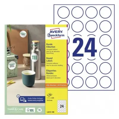 Etikete zweckform l3415 fi40mm 1/100