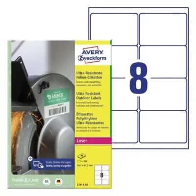 Etikete zweckform l7914 99,1x67,7mm 1/40