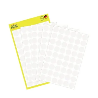 Etikete zweckform okrogle fi-12mm - 3145 bele