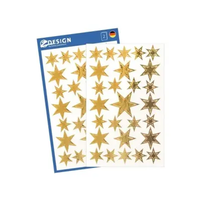 Etikete zweckform 52252 z božičnimi motivi zvezdice