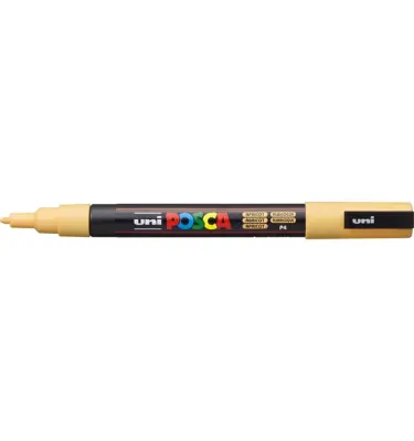 POSCA Uni flomaster; konica 0,9-1,3 mm; mareličen