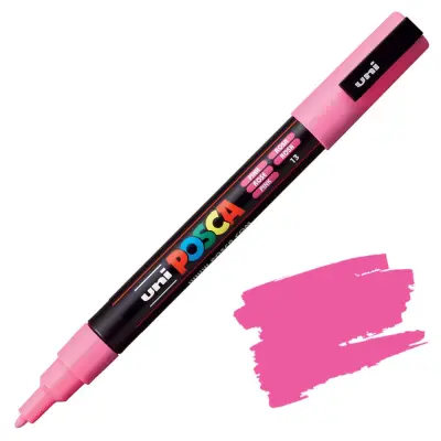 POSCA Uni flomaster; konica 0,9-1,3 mm; pink