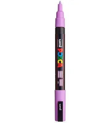 POSCA Uni flomaster; konica 0,9-1,3 mm; sivka