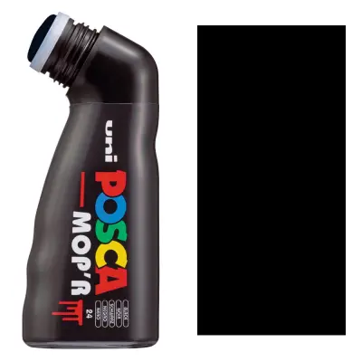 POSCA Uni flomaster; konica 3-19 mm gobica; črn
