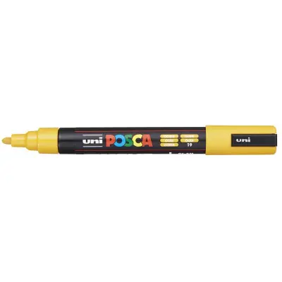 POSCA Uni flomaster; konica 1,8-2,5 mm; oker