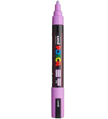 POSCA Uni flomaster; konica 1,8-2,5 mm; sivka