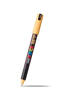 POSCA Uni flomaster; konica 0,7 mm kovina; mareličen