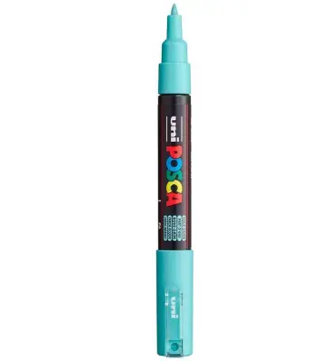 POSCA Uni flomaster; konica 0,7 mm bullet; vodna zelen