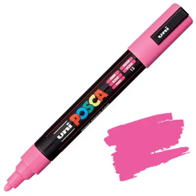 POSCA Uni flomaster; konica 1,8-2,5 mm; pink