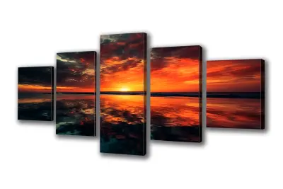Slika na platnu sunset horizon l 150x80 cm