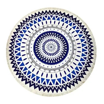 Okrogla brisača za plažo | CUBALINKA Mandala