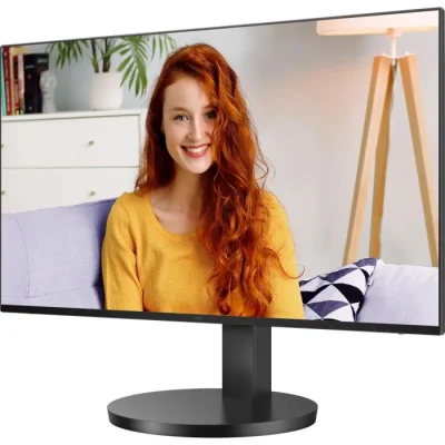 Monitor AOC 60,5 cm (23,8") 24V5CW 1920x1080 75Hz IPS 4ms HDMI DisplayPort USB-C 65W 4xUSB3.2 Pivot Kamera Zvočniki  sRGB119% FreeSync E-Line