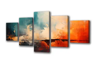 Slika na platnu barvna abstrakcija d 250x110 cm