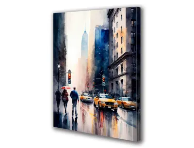 Slika na platnu mestni taksi v nebotičniku g 50x70 cm