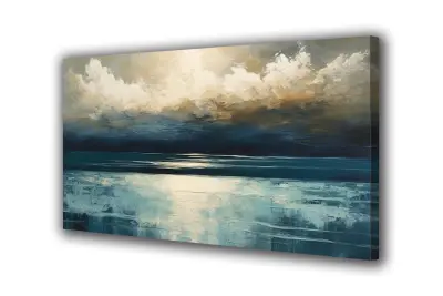 Slika na platnu horizont morska pokrajina m 90x60 cm