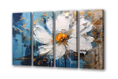Slika na platnu cvetlična tekstura d 160x110 cm