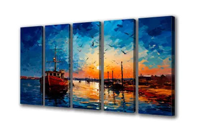Slika na platnu western impressionism h 200x140 cm