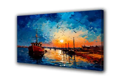 Slika na platnu zahodni impresionizem h 30x20 cm