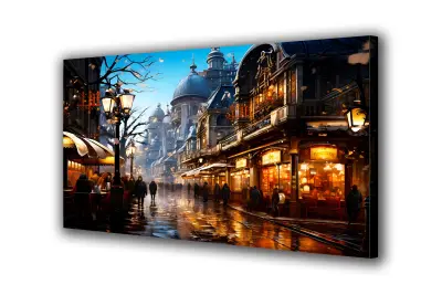 Slika na platnu art night lamp b 90x60 cm