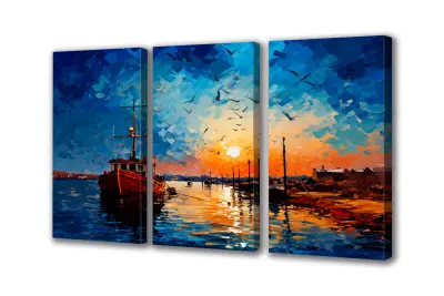 Slika na platnu zahodni impresionizem h 150x110 cm