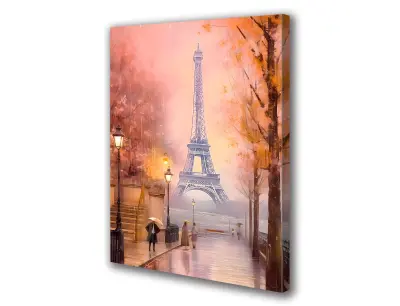 Slika na platnu Eifflov stolp pastel i 60x90 cm