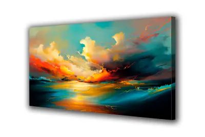 Slika na platnu abstraktno nebo g 140x90 cm