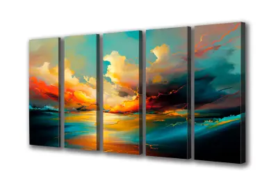 Slika na platnu abstraktno nebo g 200x140 cm