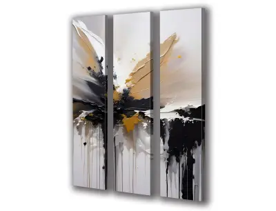 Slika na platnu colours abstract gold e 90x141 cm