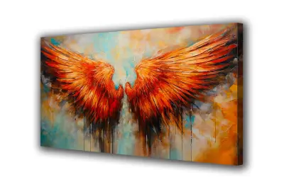 Slika na platnu angelska krila b 30x20 cm