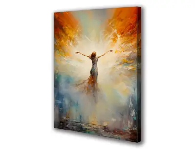Slika na platnu angel na nebu f 90x110 cm