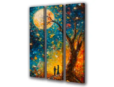 Slika na platnu Luna par faktura c 90x141 cm