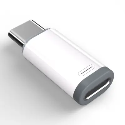 Adapter Lightning (ženski) na USB-C (moški).