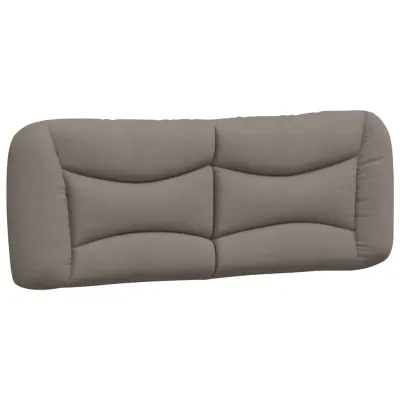 vidaXL Vzglavna stranica taupe 120 cm blago